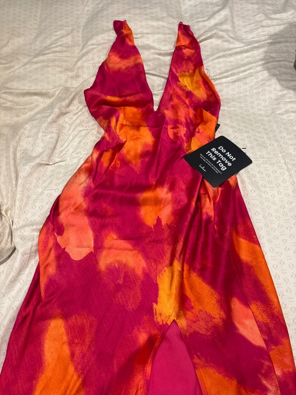 Lulus Beyond Classy Pink Multi Abstract - Picture 3 of 5